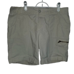 Columbia Womens Hiking Walking Shorts Tan Label Reads Size 14